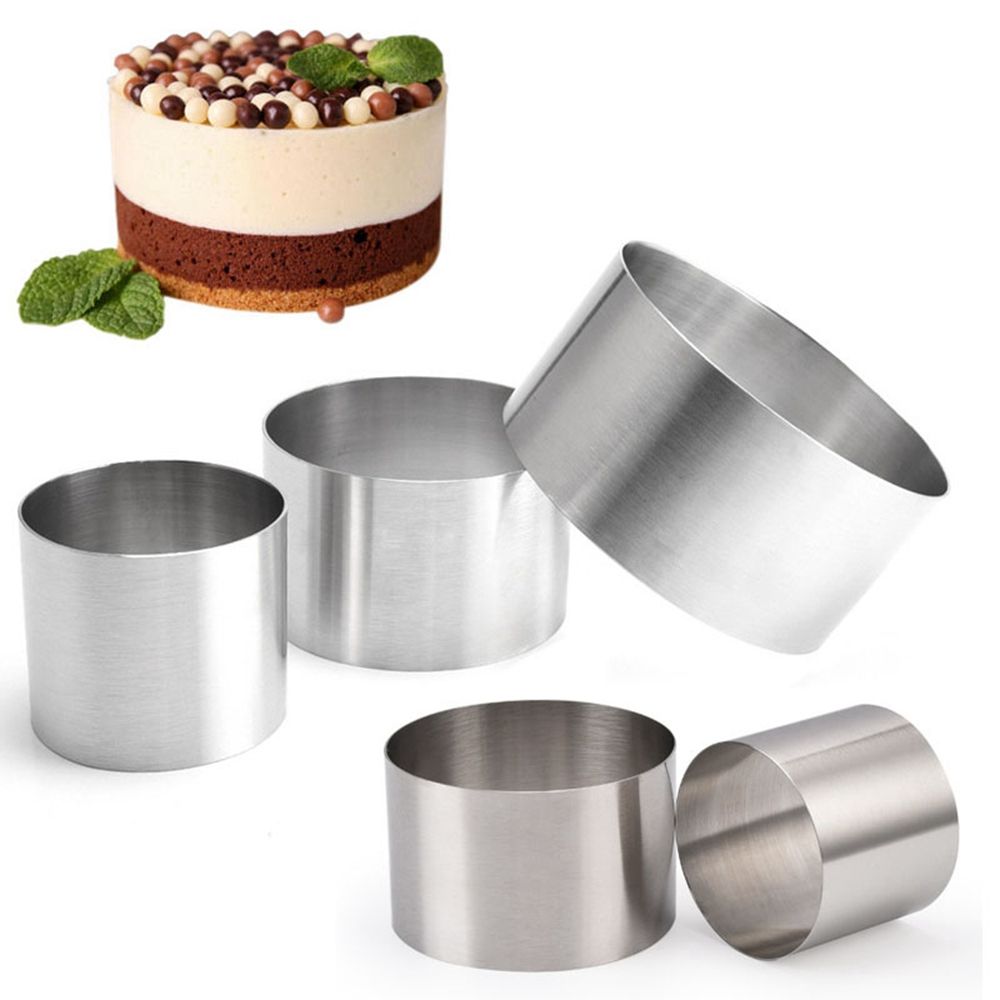 Kitchen Gadget Amazon - 5/6/8/10CM Cake Ring Mold Round Shape