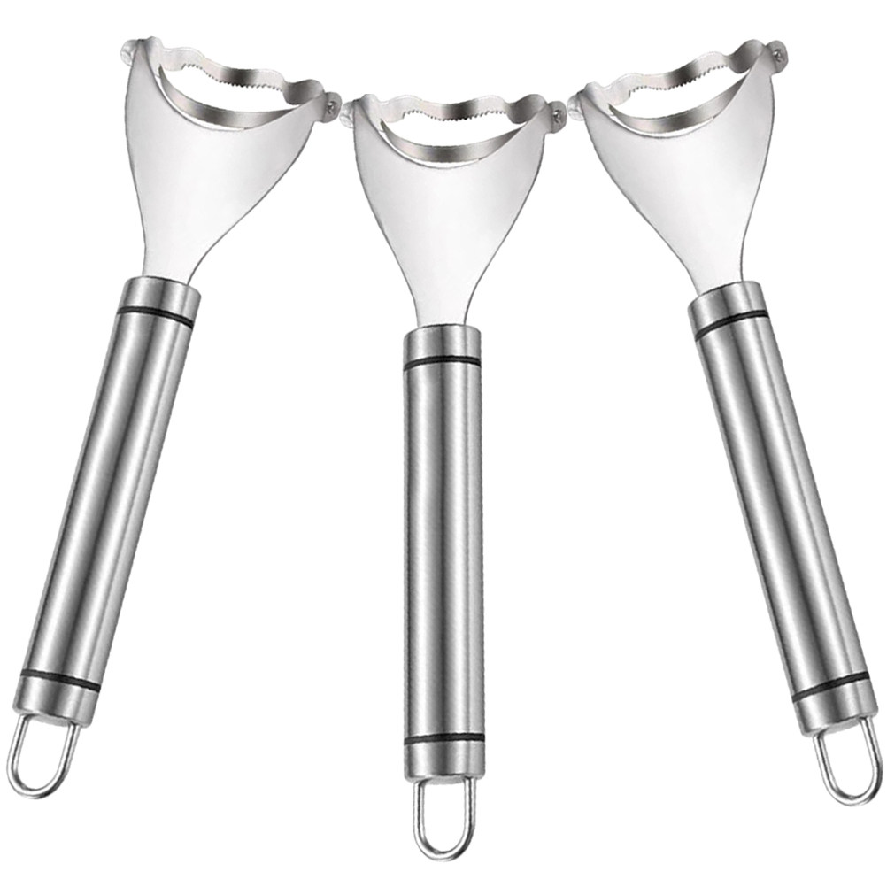Kitchen Gadgets Set - 3Pcs Stainless Steel Corn Peeler Stripper