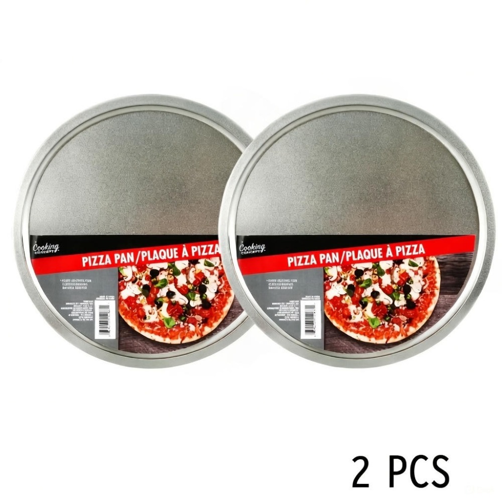 Pizza Stone Baking - 2 Pcs Of 12-Inch Round Nonstick