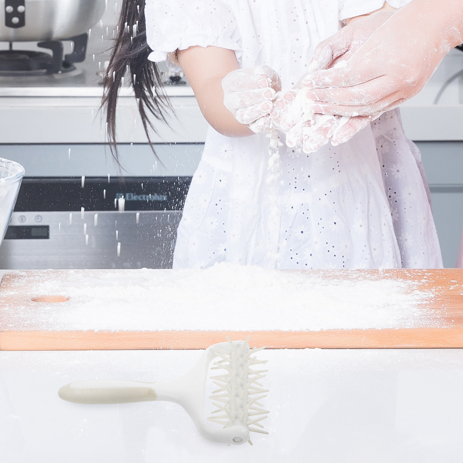 Pizza Stone Baking - Pizza Dough Roller Needle Spike Pastry