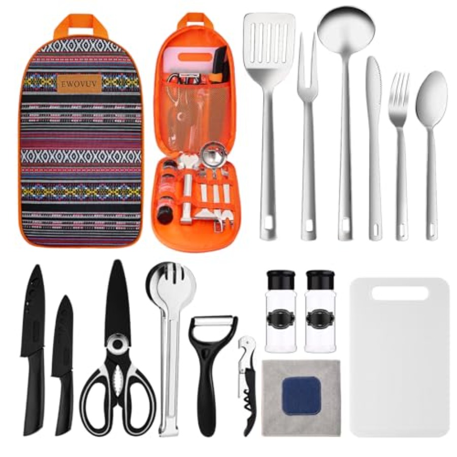 Kitchen Gadgets To Have - Camping Cooking Utensils Set- Camping Essentials