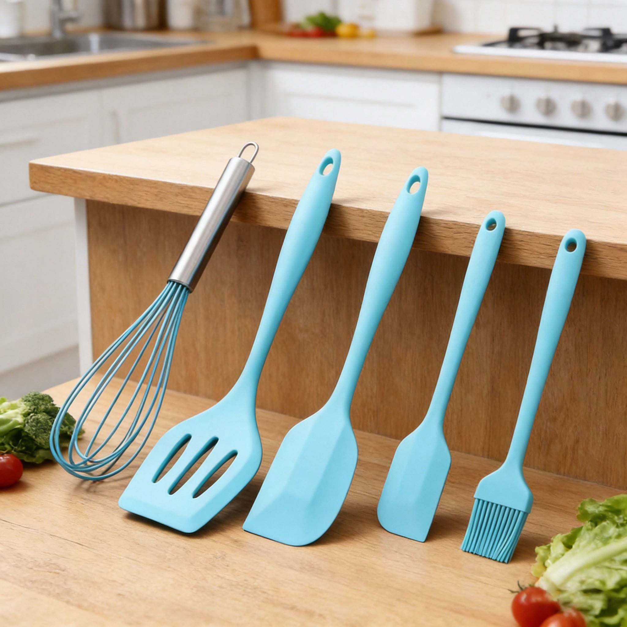 Kitchen Gadgets Set - Silicone Cooking Utensils Set, 5 Pcs