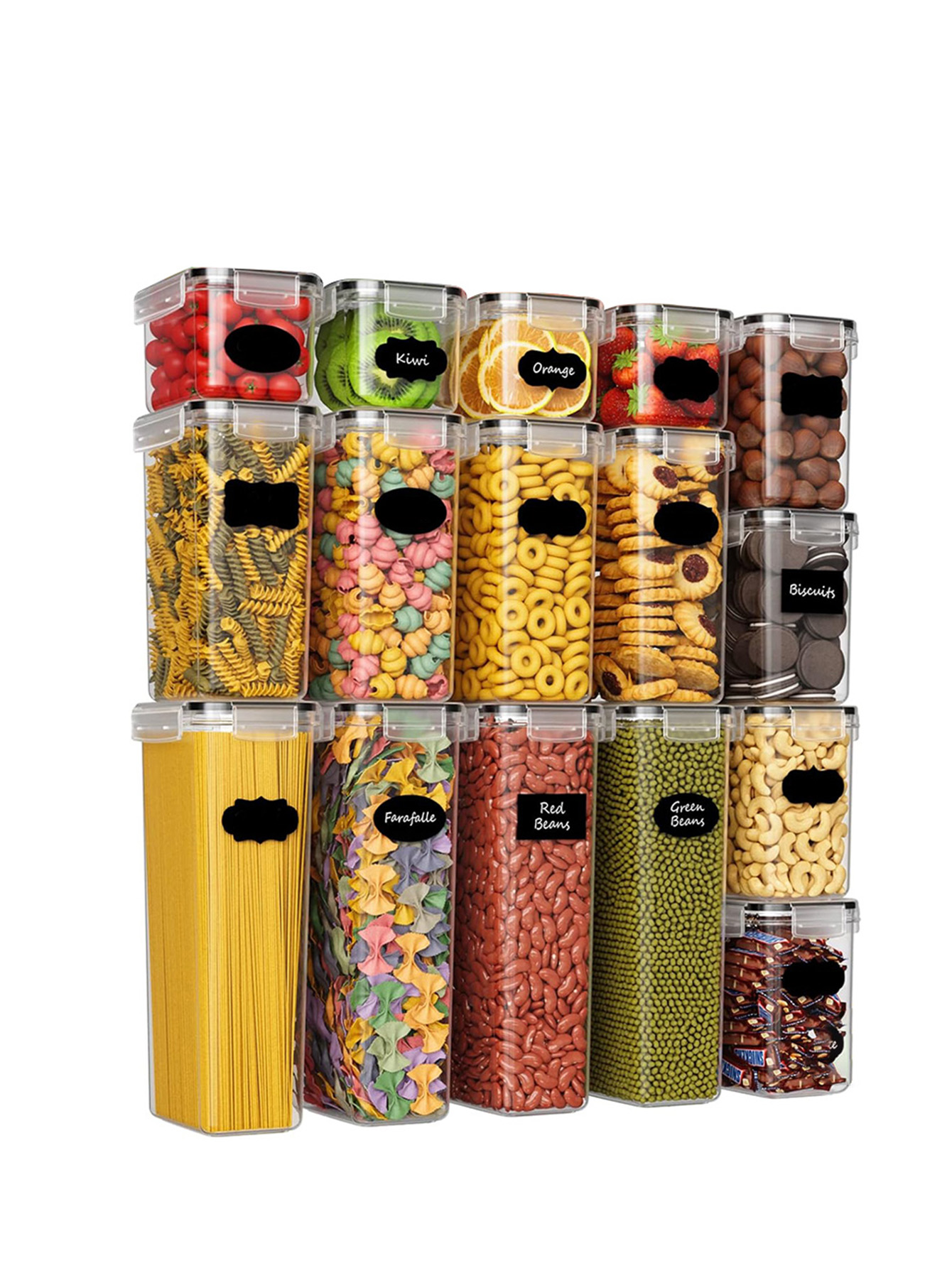 Pasta Measuring Tool - 14pcs，kitchen gadgets, sealed pasta boxes with