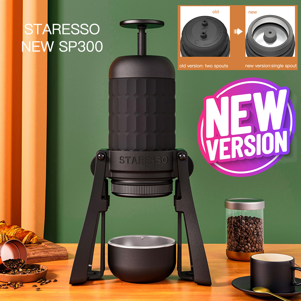 French Press Coffee Maker - STARESSO Mirage SP300 Plus Portable Espresso