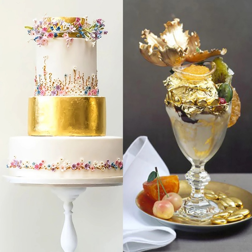 Gold Leaf Cake Topper Shiny Go - огляд і ціна Kitchen Gadgets Gold