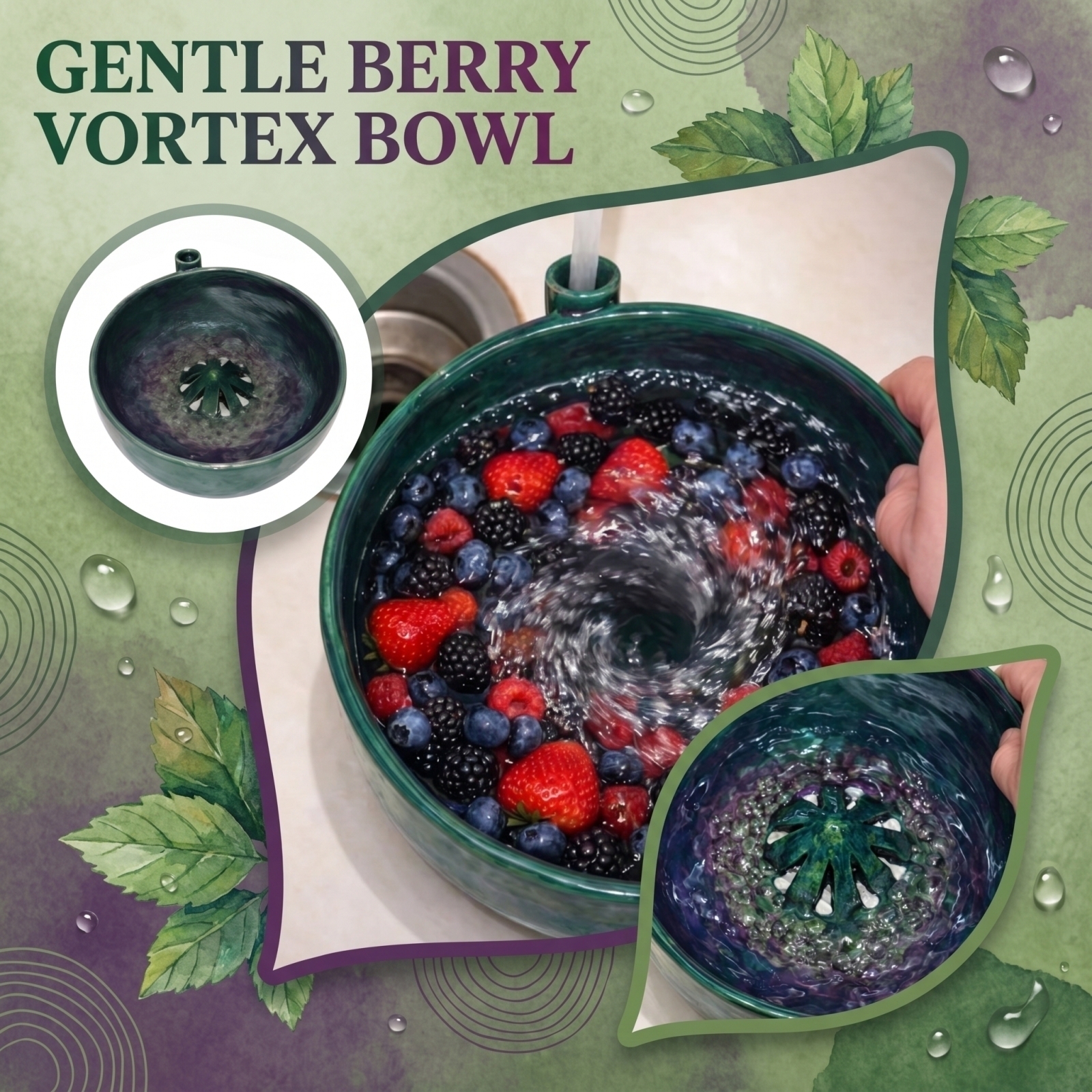 Automatic Berry Vortex Bowl Ve - огляд і ціна Kitchen Gadgets Healthy Eating