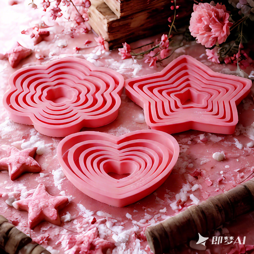 1set/3sets Pink Heart Star Flo - огляд і ціна Kitchen Gadgets Set