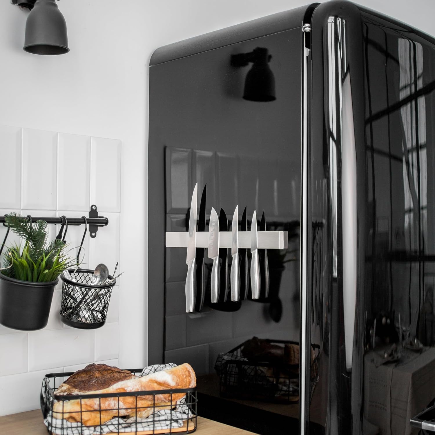 Magnetic Knife Holder for Refr - огляд і ціна Magnetic Knife Strip