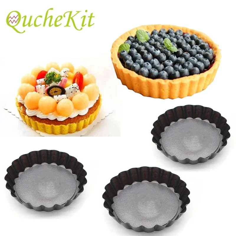 6Pcs Non-Stick Tart Quiche Fla - огляд і ціна Pizza Stone Baking