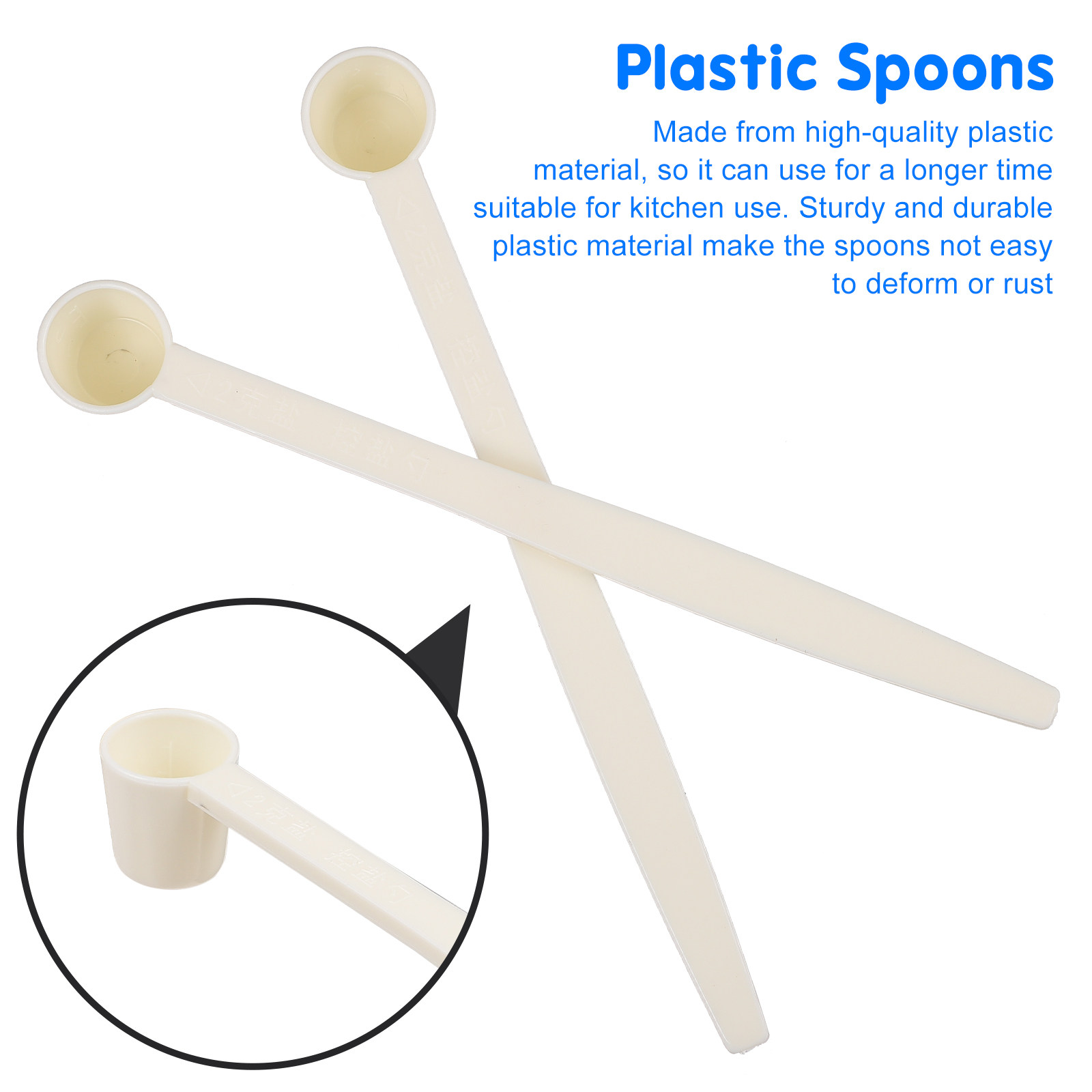 50Pcs Salt Spoons Long Handle  - огляд і ціна Kitchen Gadgets Gold