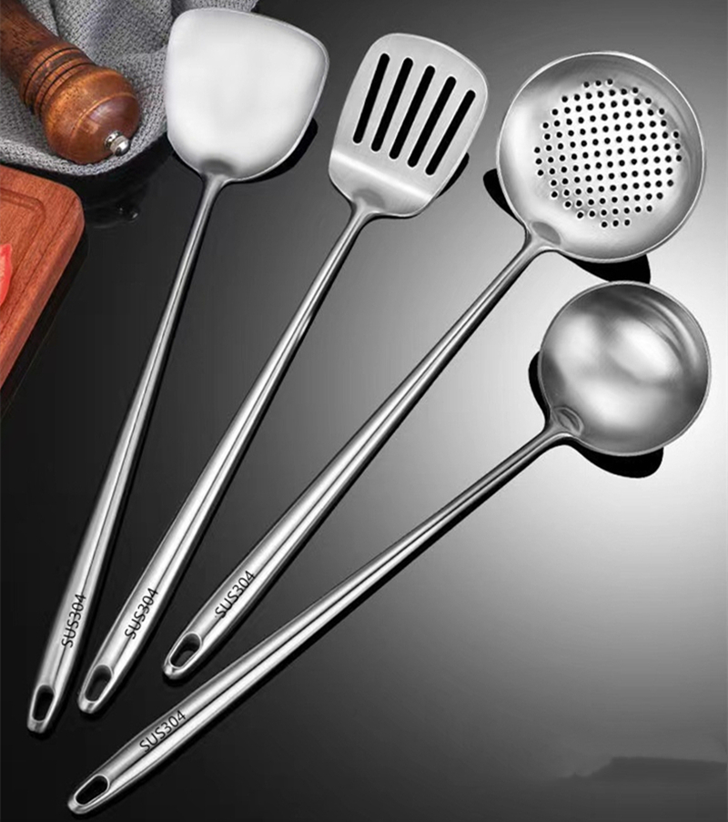 304 Stainless Steel Wok Spatul - огляд і ціна Kitchen Gadgets Dropshipping