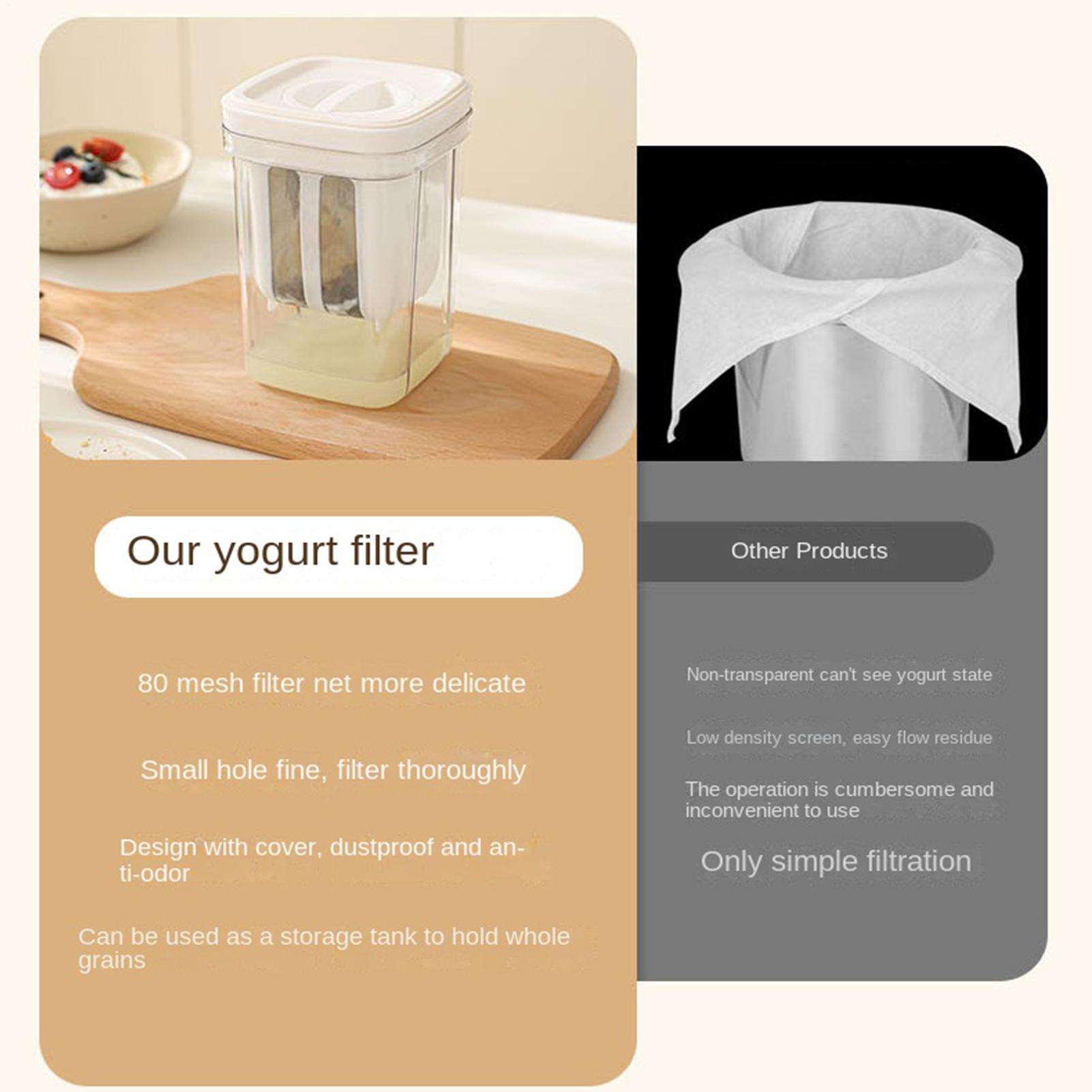 Yogurt Strainer Reusable Fine  - огляд і ціна Kitchen Gadgets Rice Filter