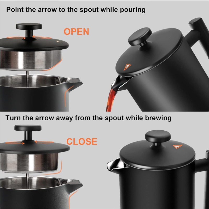 French Press Coffee Maker 34 O - огляд і ціна French Press Coffee Maker