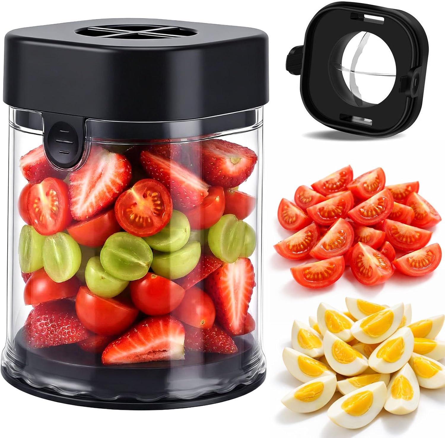Fruit Slicer Cup, Strawberry S - огляд і ціна Kitchen Gadgets Images