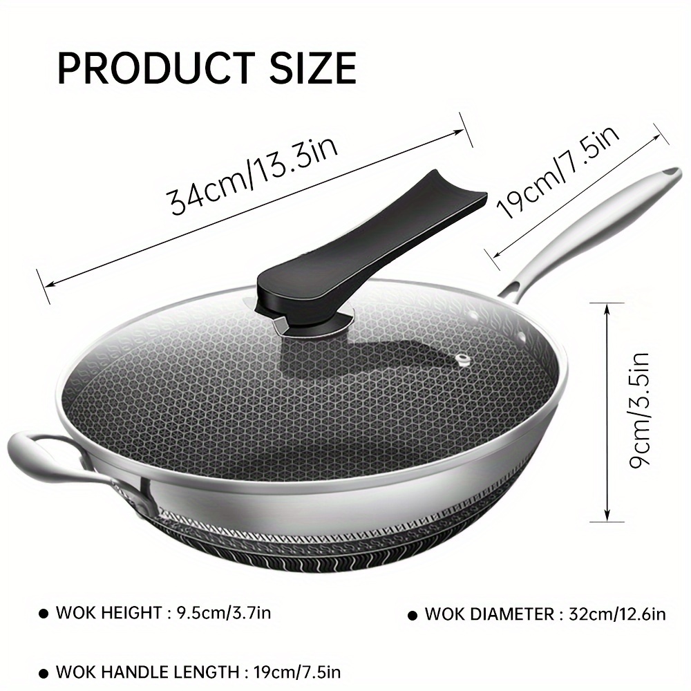 13.3 Inch Stainless Steel Wok  - огляд і ціна Kitchen Gadgets To Have
