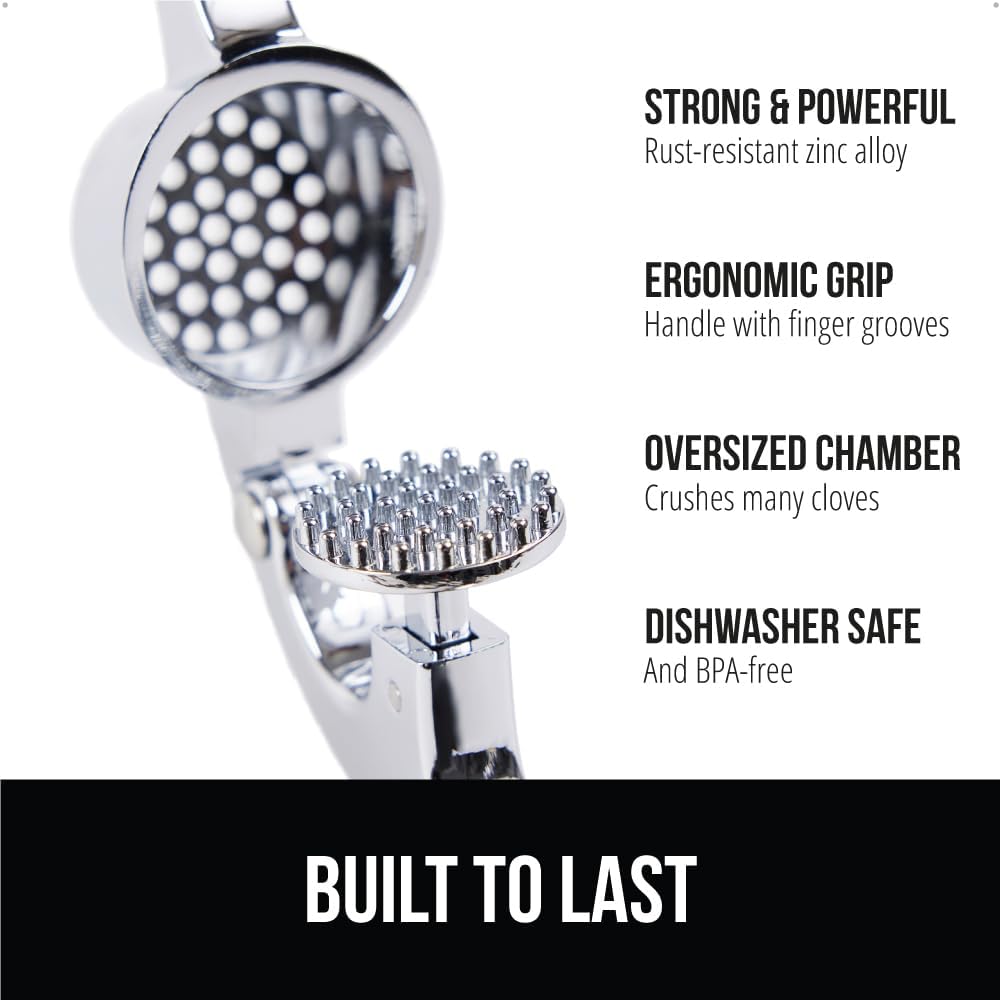Heavy Duty Garlic Press & Peel - огляд і ціна Kitchen Gadgets Images