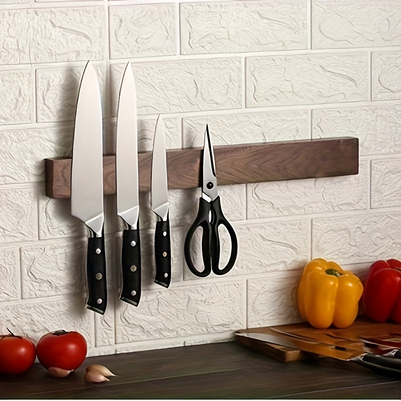 1pc, 16inch Walnut Magnetic Kn - огляд і ціна Magnetic Knife Strip