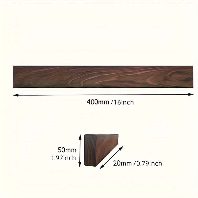 1pc, 16inch Walnut Magnetic Kn - огляд і ціна Magnetic Knife Strip