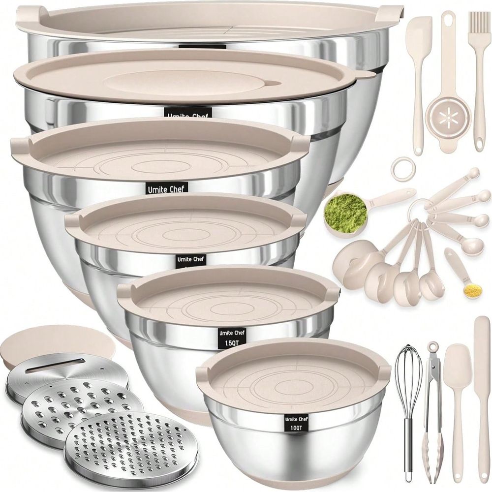 Mixing Bowls With Airtight Lid - огляд і ціна Kitchen Gadgets Set
