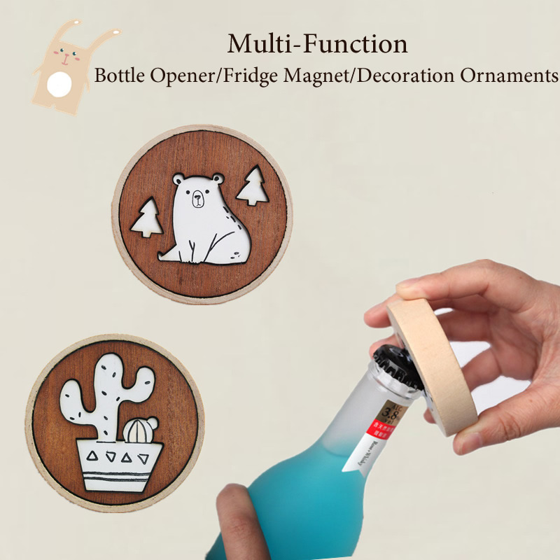 Creative Cartoon Wood Beer Bot - огляд і ціна Kitchen Gadgets Dropshipping