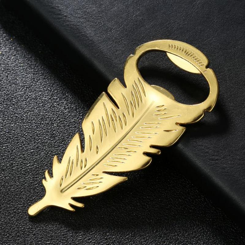 Gold Feathers Bottle Opener Po - огляд і ціна Kitchen Gadgets Gold