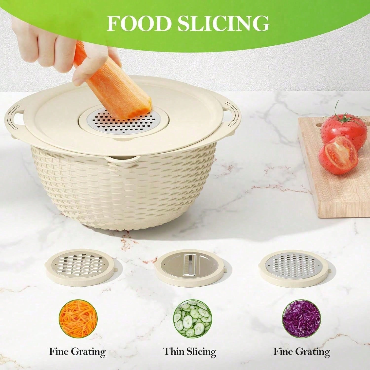4-1 Colander With Bowl Set - R - огляд і ціна Kitchen Gadgets Set