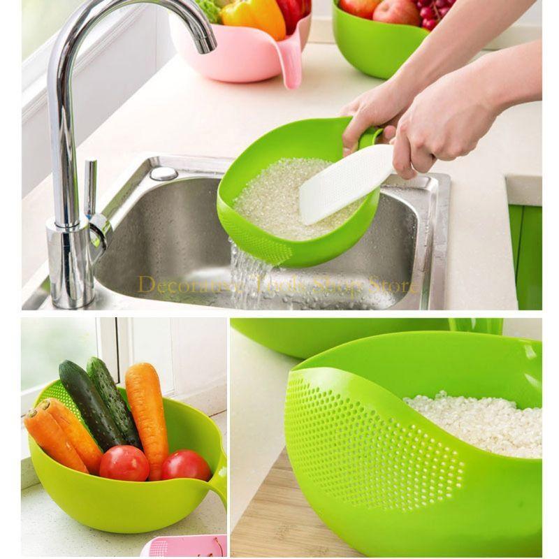 QX2E Rice Vegetable Fruit Bean - огляд і ціна Kitchen Gadgets Rice Filter