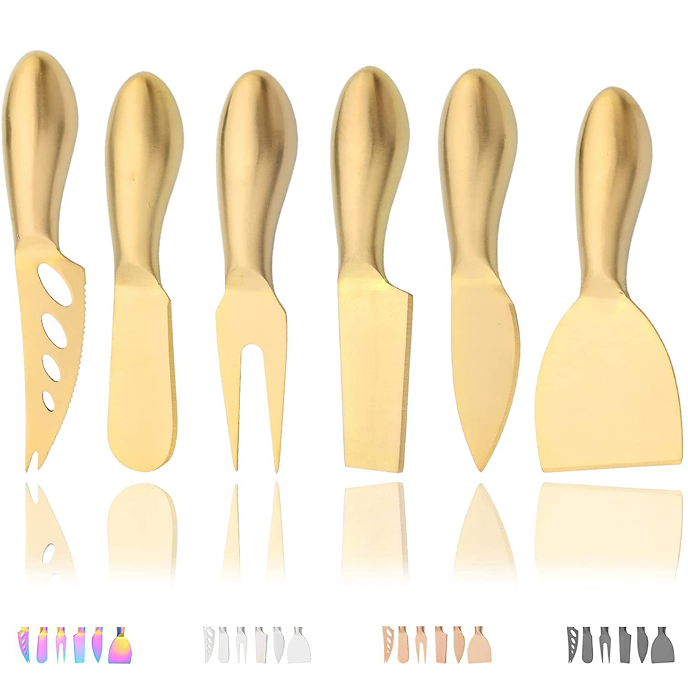 6Pcs Matte Gold Mini Knife For - огляд і ціна Kitchen Gadgets Gold