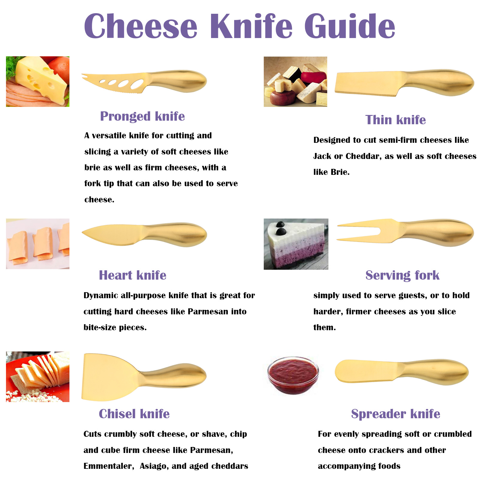6Pcs Matte Gold Mini Knife For - огляд і ціна Kitchen Gadgets Gold