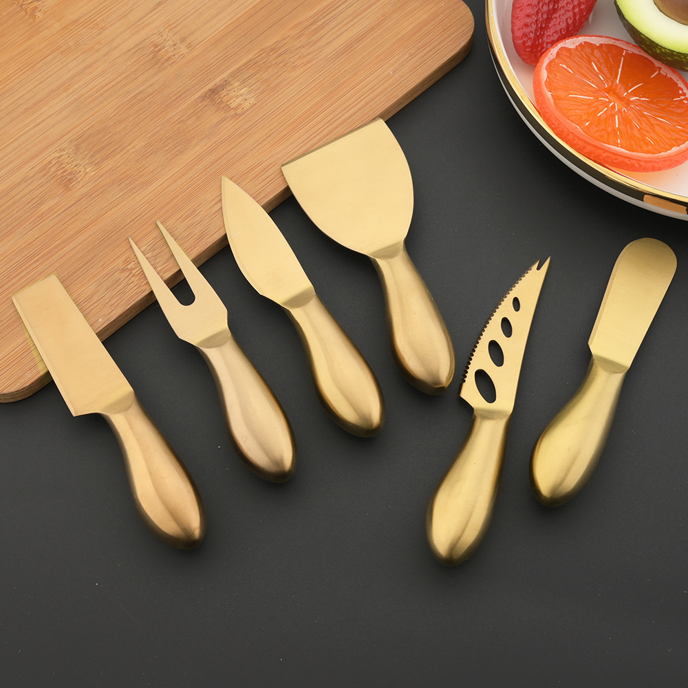 6Pcs Matte Gold Mini Knife For - огляд і ціна Kitchen Gadgets Gold