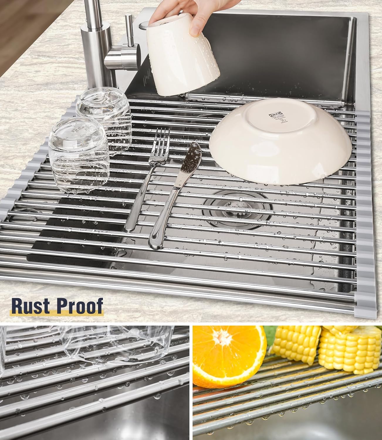 Roll Up Dish Drying Rack Over  - огляд і ціна Kitchen Gadgets Images