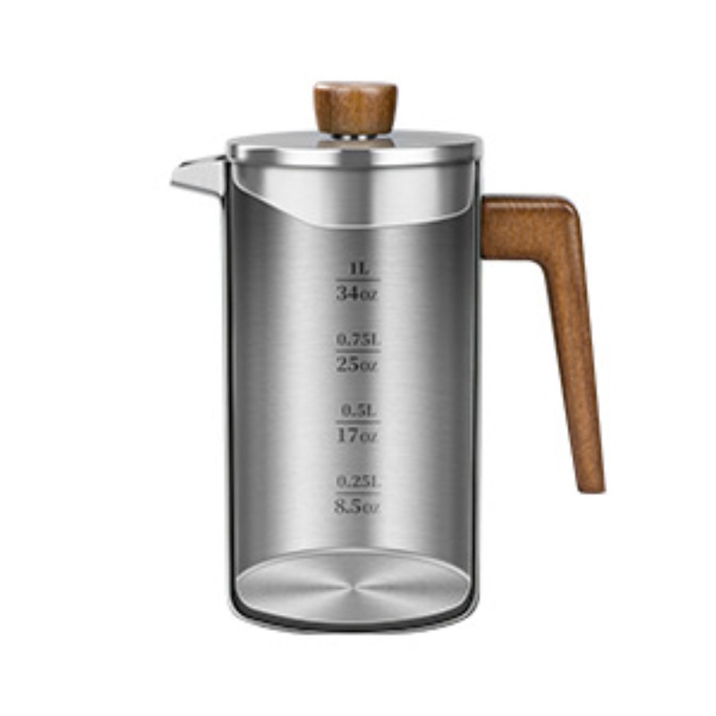 JUSTINLAU 1000ml Stainless Ste - огляд і ціна French Press Coffee Maker