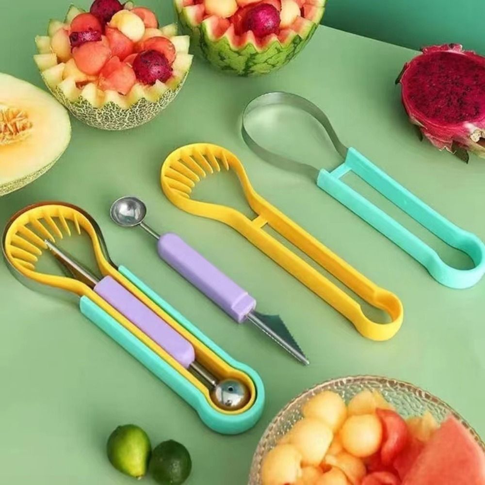 3 in 1 Melon Scoops Double-Hea - огляд і ціна Kitchen Gadgets Set