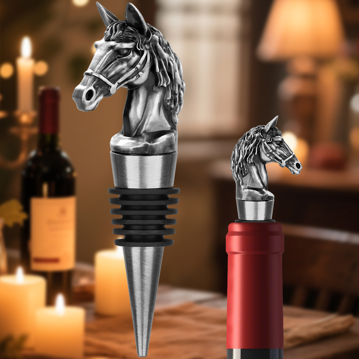 Exquisite Metal Horse Head Dec - огляд і ціна Kitchen Gadgets New 2025