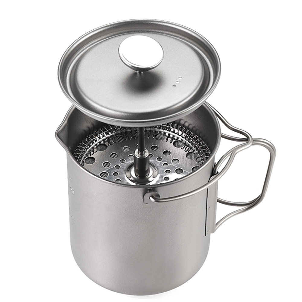 Lixada 750ml Titanium Coffee C - огляд і ціна French Press Coffee Maker