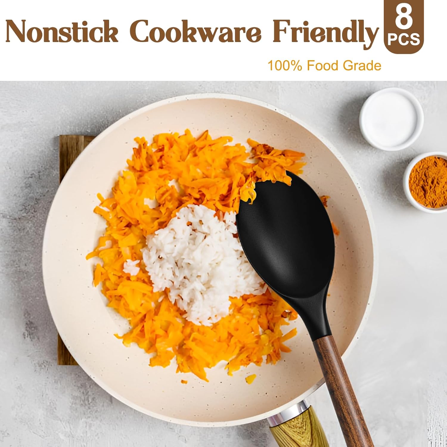 8-Piece Silicone Cooking Utens - огляд і ціна Kitchen Gadgets Images