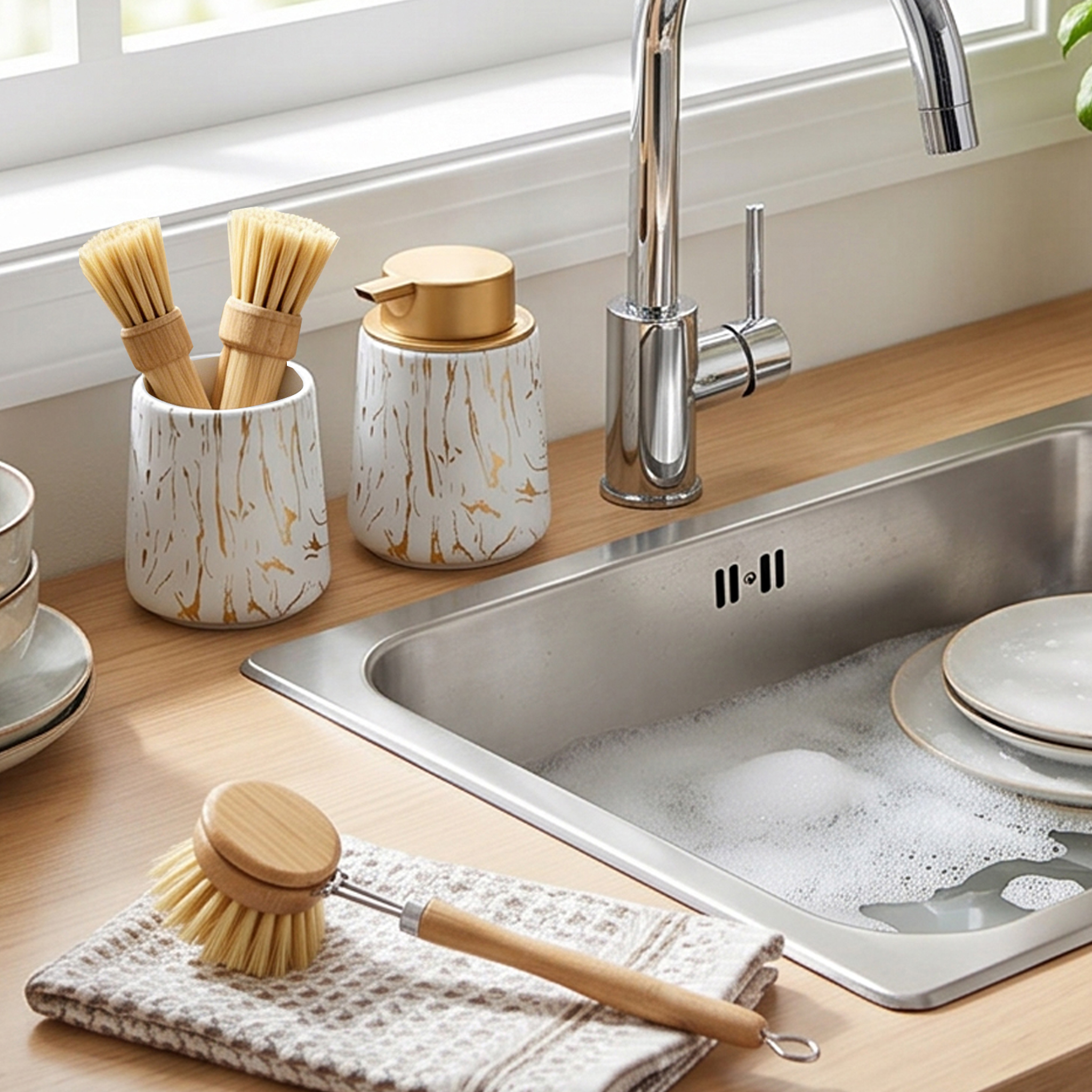 Bathroom Accessories Set - Foa - огляд і ціна Kitchen Gadgets Gold