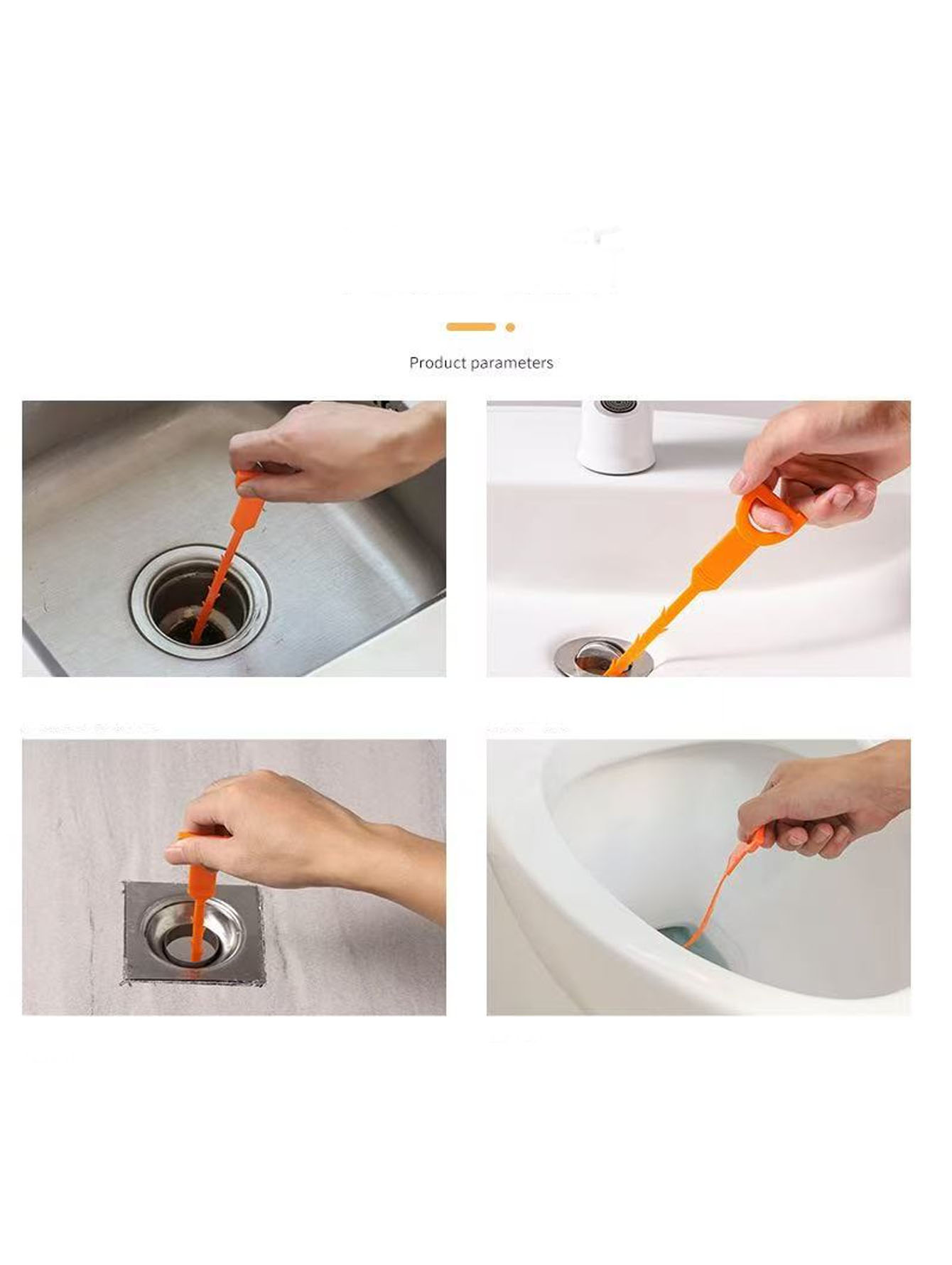 3-piece drain cleaning tool se - огляд і ціна Kitchen Gadgets Set