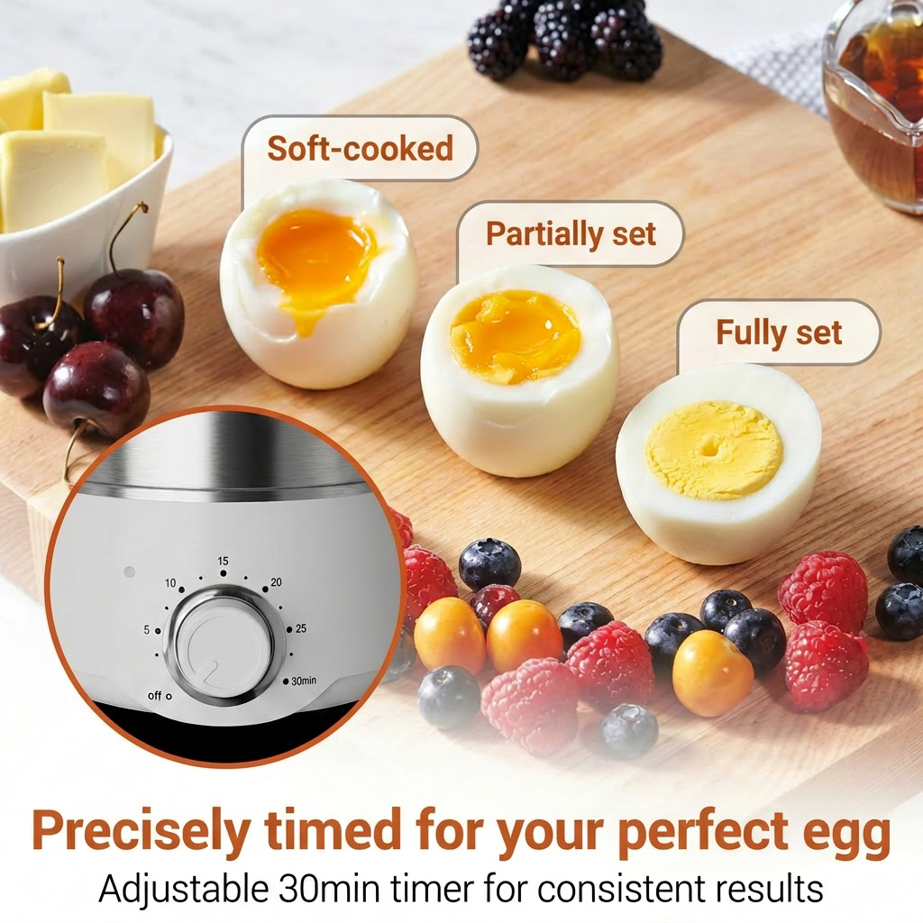 Egg Cooker with Timer - 14 Egg - огляд і ціна Kitchen Gadgets New 2025