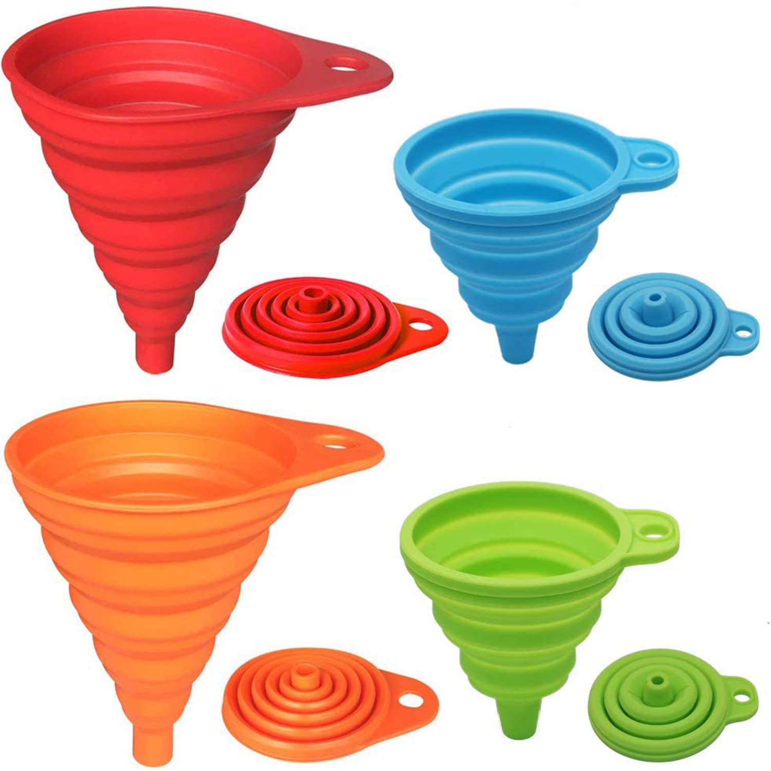 4-Pack Collapsible Silicone Fu - огляд і ціна Kitchen Gadgets Images
