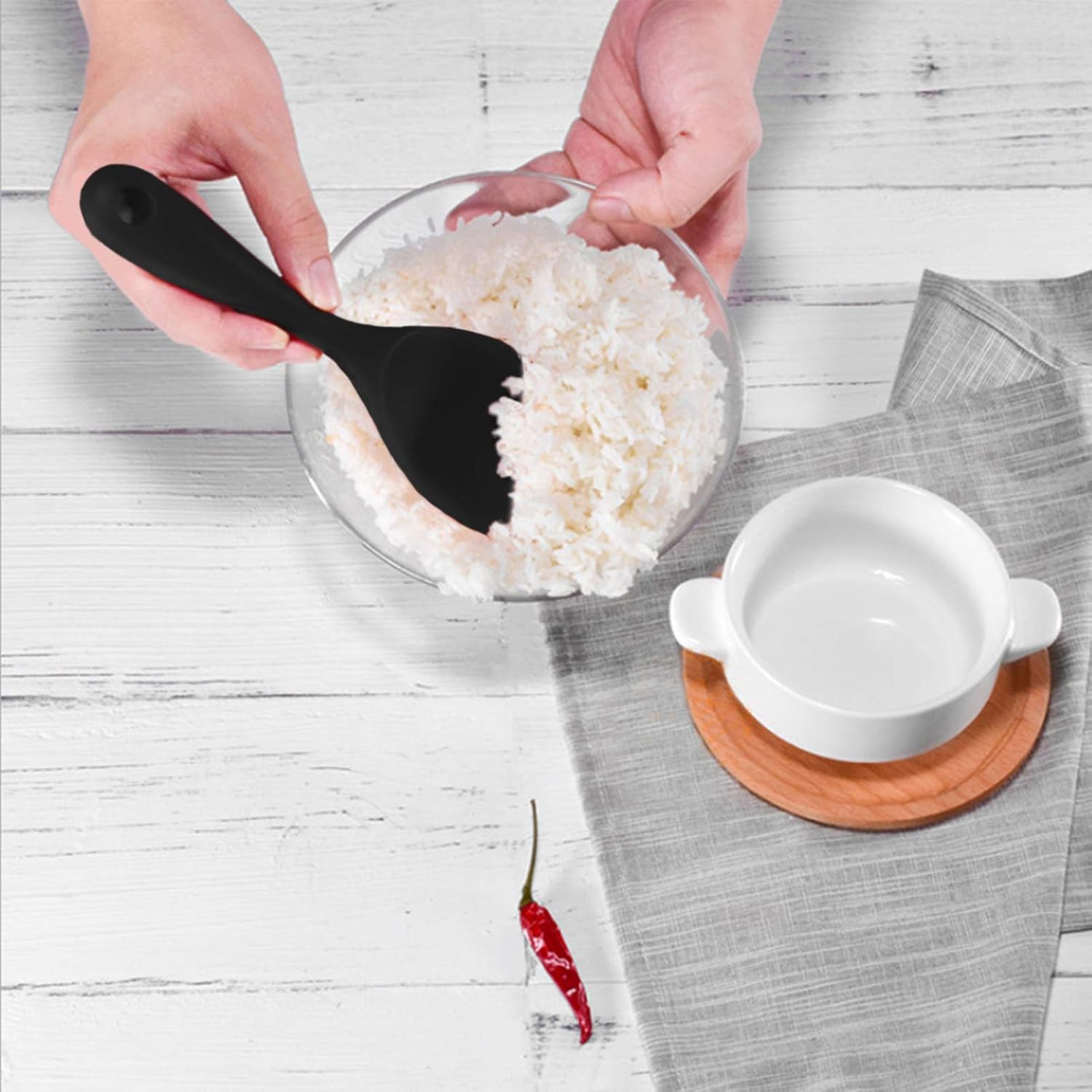 Non-Stick Silicone Rice Paddle - огляд і ціна Kitchen Gadgets Images