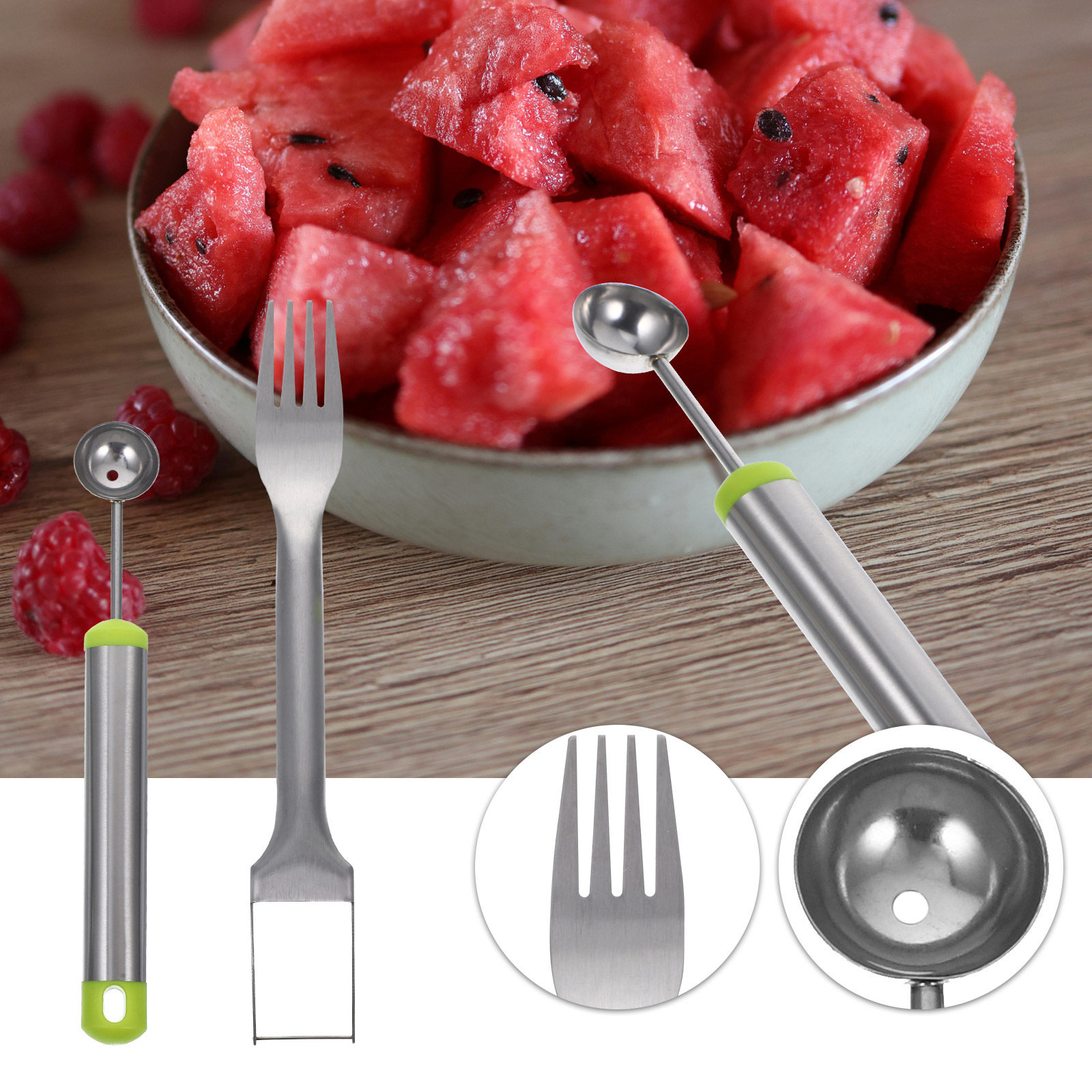 1 Set Of Metal Watermelon Slic - огляд і ціна Kitchen Gadgets Set
