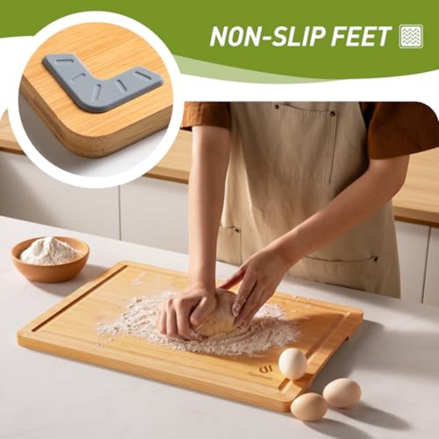 Bamboo Cutting Board Set Non S - огляд і ціна Kitchen Gadgets To Have