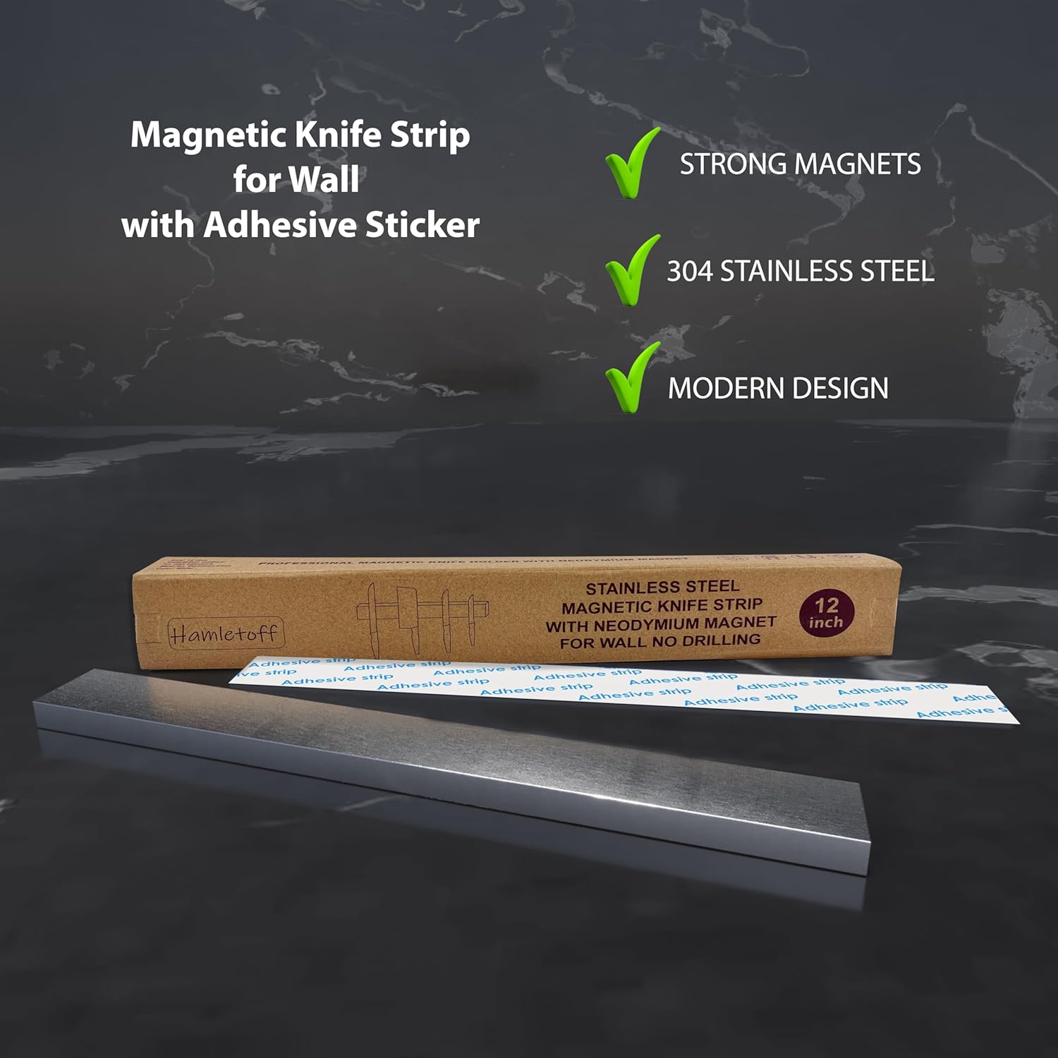 Magnetic Knife Strip for Wall  - огляд і ціна Magnetic Knife Strip