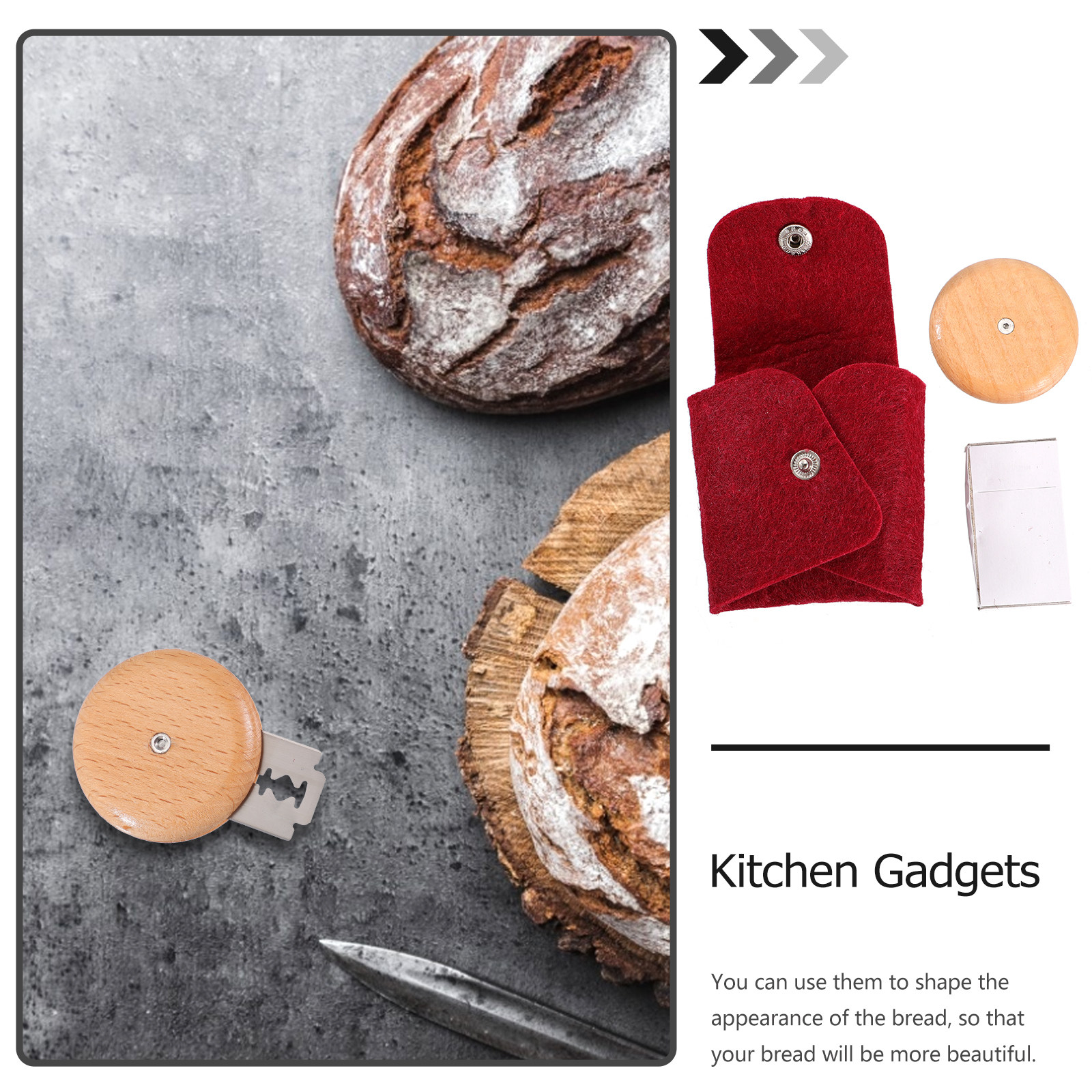 Bread Knife Set Stainless Stee - огляд і ціна Kitchen Gadgets Set