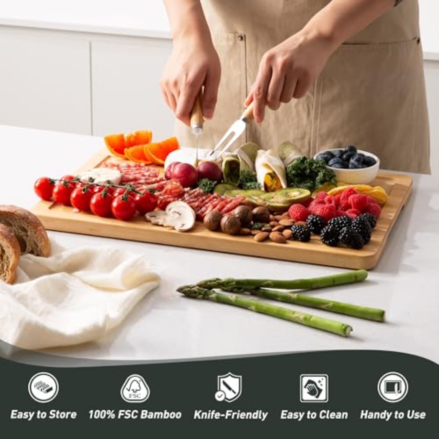 Bamboo Cutting Board Set Non S - огляд і ціна Kitchen Gadgets To Have