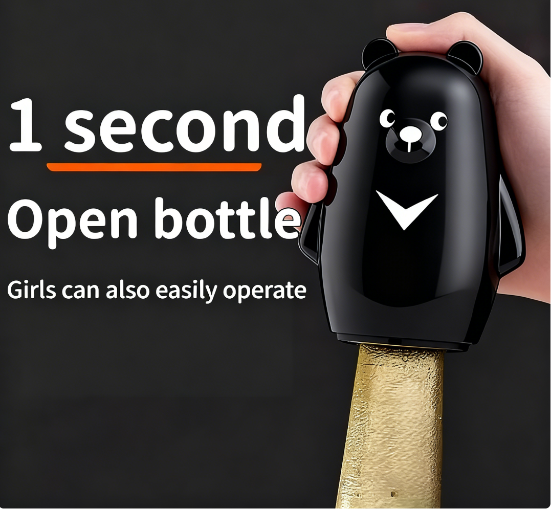 Cute Black & White Bear Bottle - огляд і ціна Kitchen Gadgets Gift Ideas